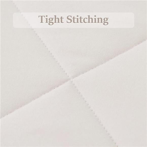 Quilt Queen Beige Lightweight Comforter Reversible Bedspread for All Season Soft - Picture 4 of 7